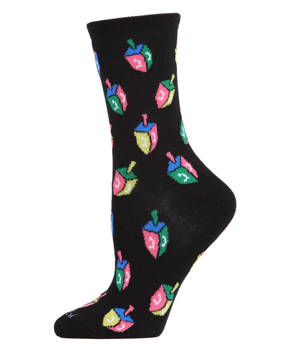 Women’s Dreidel Holiday Crew Socks