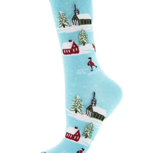 Women's Figure Eights Bamboo Blend Holiday Crew Sock
